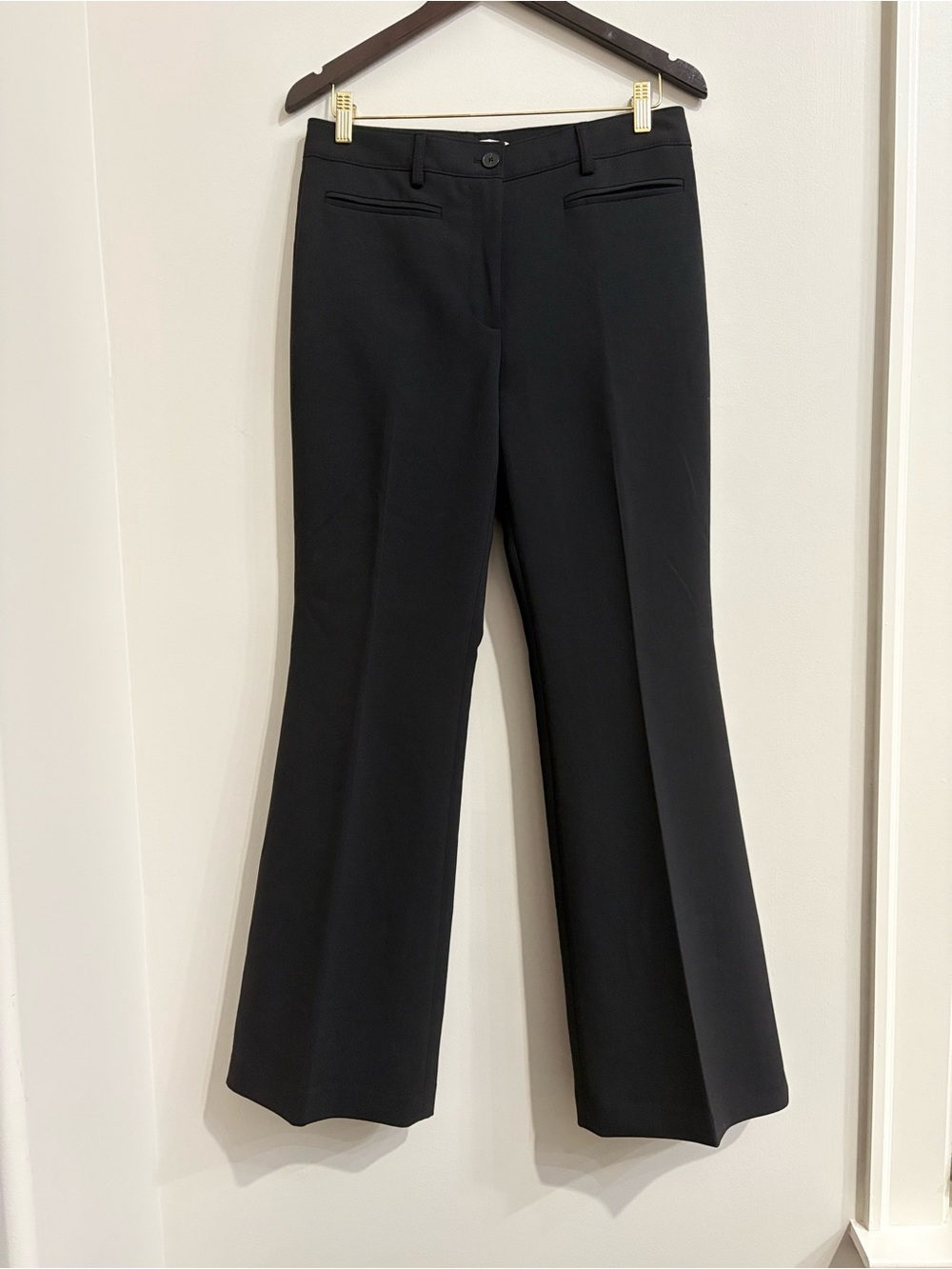 Rebecca Taylor Black Flared Dress Pants